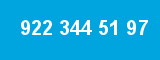 922 344 51 97 922 344 51 97